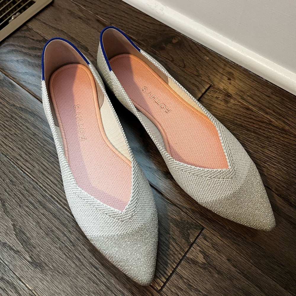 Rothy's The Point flats NWOT